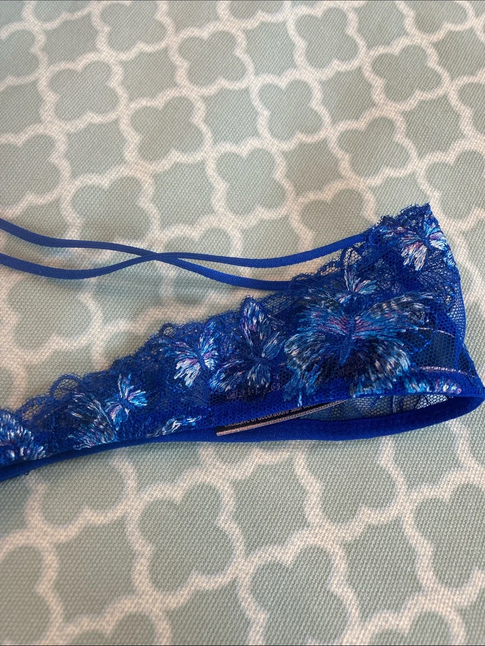 Victoria’s Secret Very Sexy Strappy Butterfly Embroidered Cheeky XL